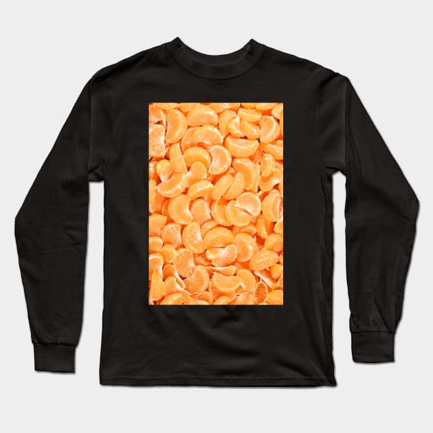 Tangerine fruit Long Sleeve T-Shirt by Lamink